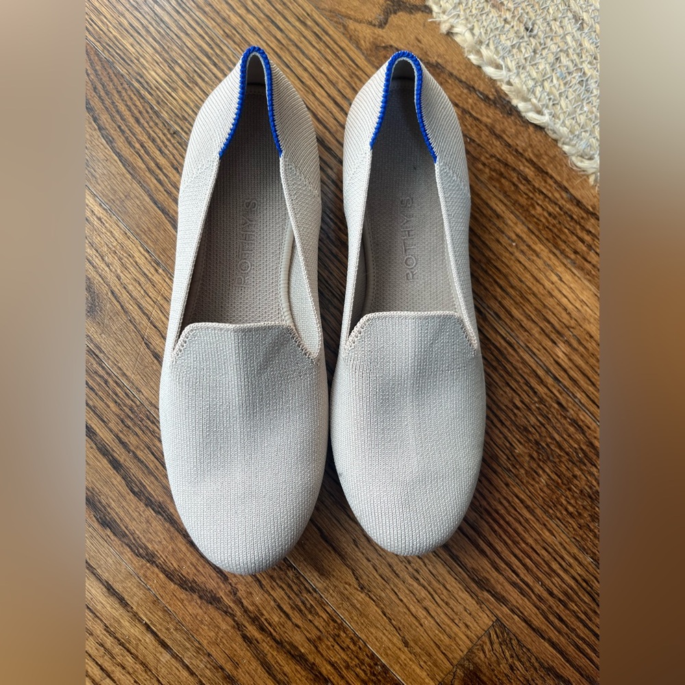 Rothy’s The Loafer in Ecru Size 7